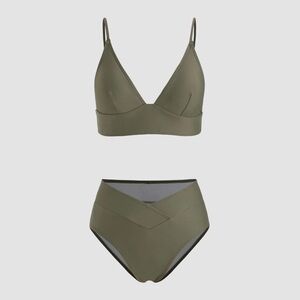 Cider Khaki Bikini Set NWOT